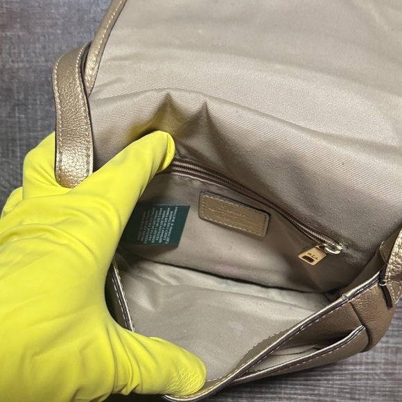 Lauren Ralph Lauren Gold Crossbody Bag - Picture 11 of 15